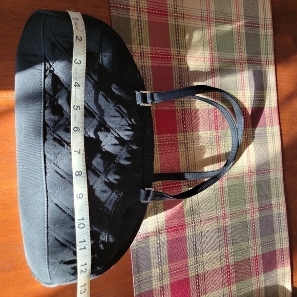 Vera Bradley Solid Black hand bag - Picture 4 of 5